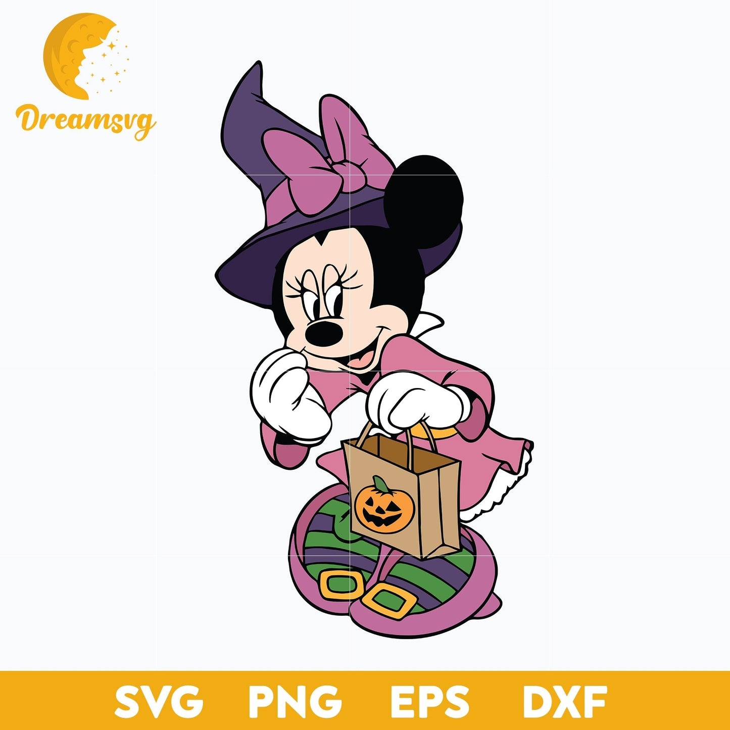 Minnie Mouse Halloween Svg, Minnie Halloween Svg, Minnie Svg, Halloween Svg, png, dxf, eps digital file.