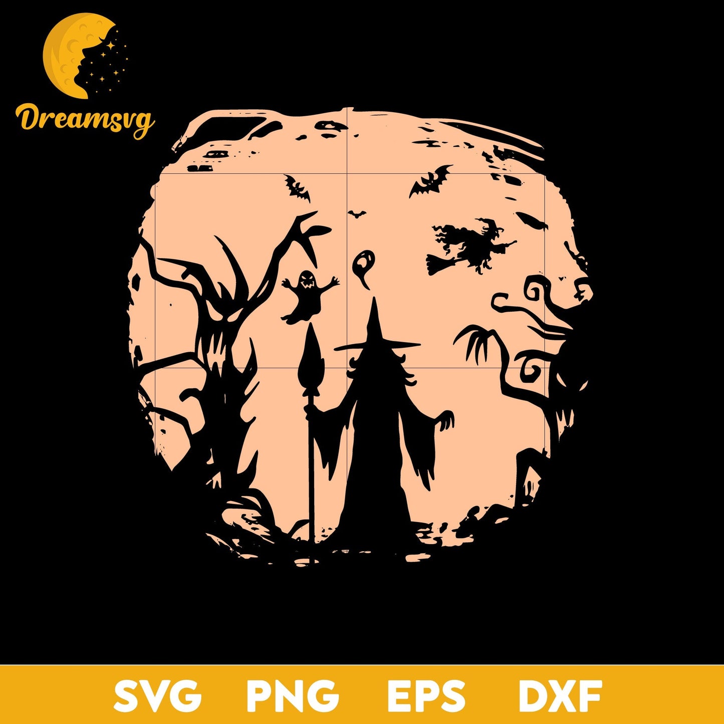 Halloween horror vintage svg, Halloween svg, png, dxf, eps digital file.