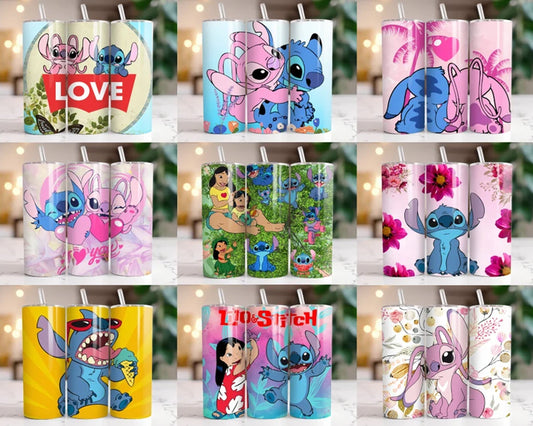 130+ Stitch Tumbler Wrap Bundle, Stitch Tumbler Wrap, Instant download