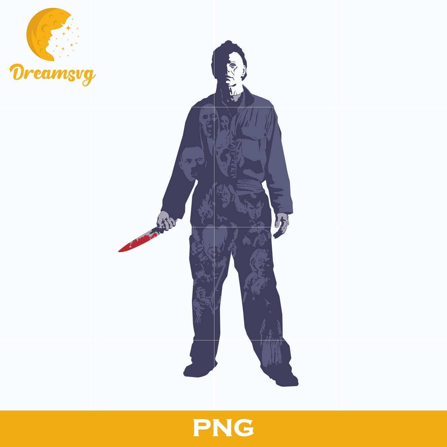 Michael Myers PNG, Michael Myers Halloween ,Scary Halloween, Horror Characters, Halloween svg, png digital file.