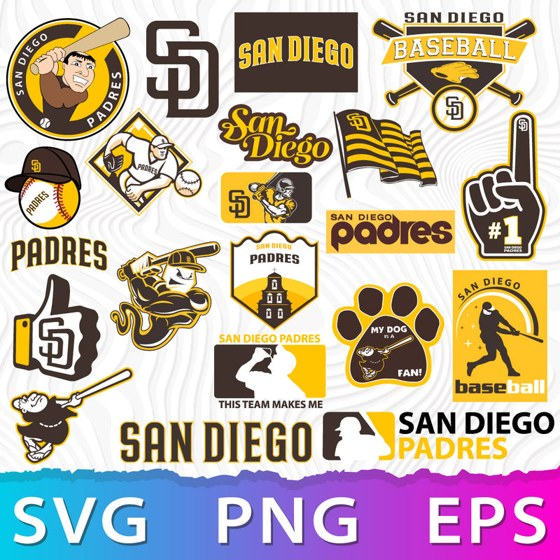 San Diego Padres Logo SVG, MLB Padres Logo PNG, San Diego Padres Emblem, San Diego Padres SVG Cricut
