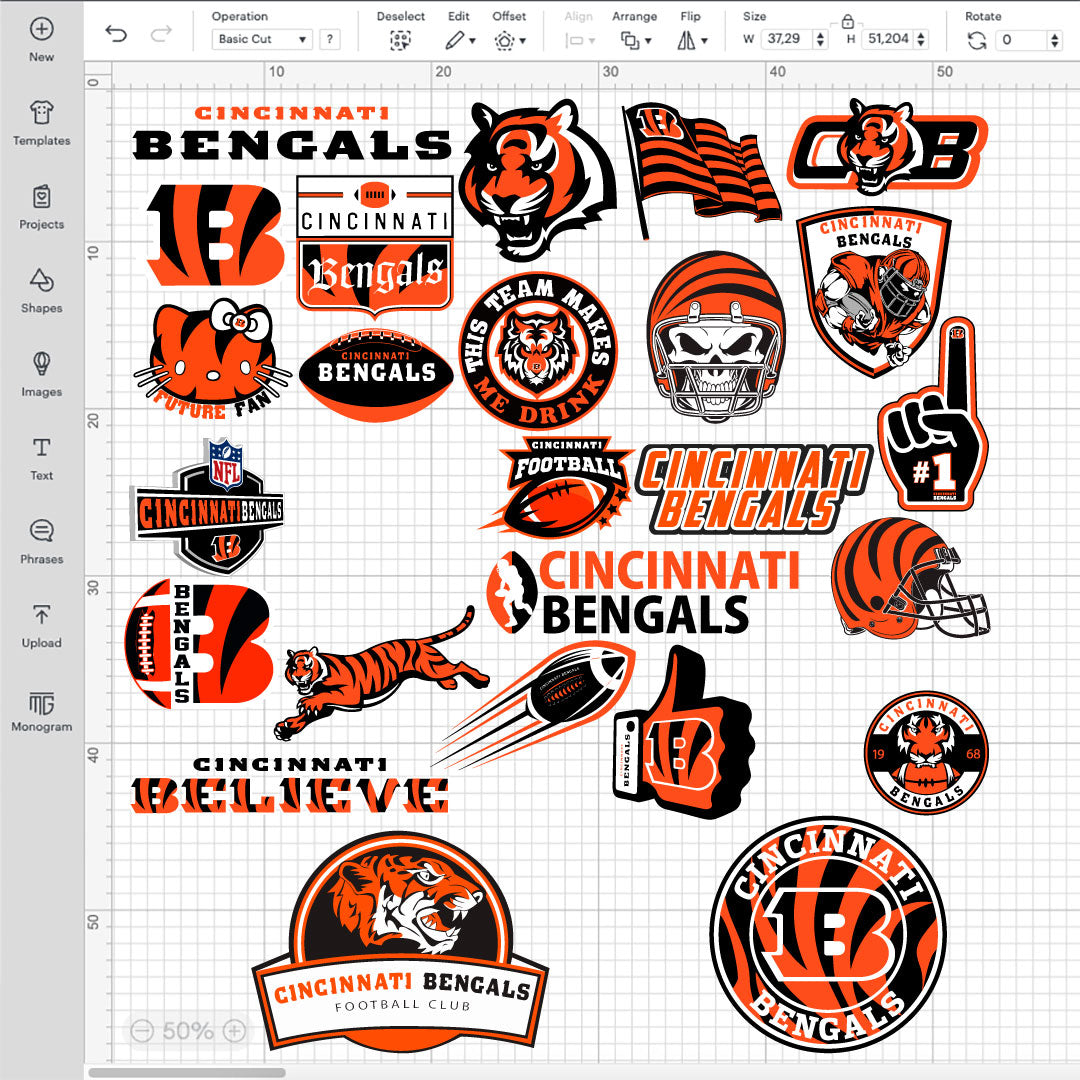 Cincinnati Bengals Logo SVG, Bengals PNG Logo Transparent, SVG Cut Files For Cricut / Silhouette