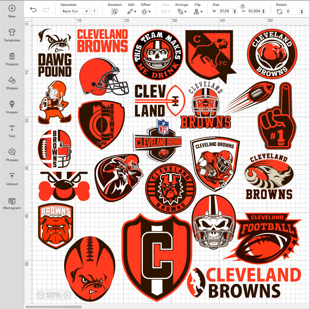 Cleveland Browns Logo SVG, Browns PNG Logo Transparent, SVG Cut Files For Cricut / Silhouette