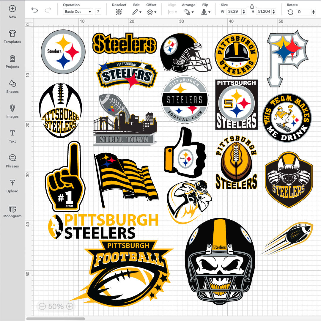 Pittsburgh Steelers Logo SVG, Pittsburgh Steelers PNG Logo Transparent, SVG Cut Files For Cricut / Silhouette
