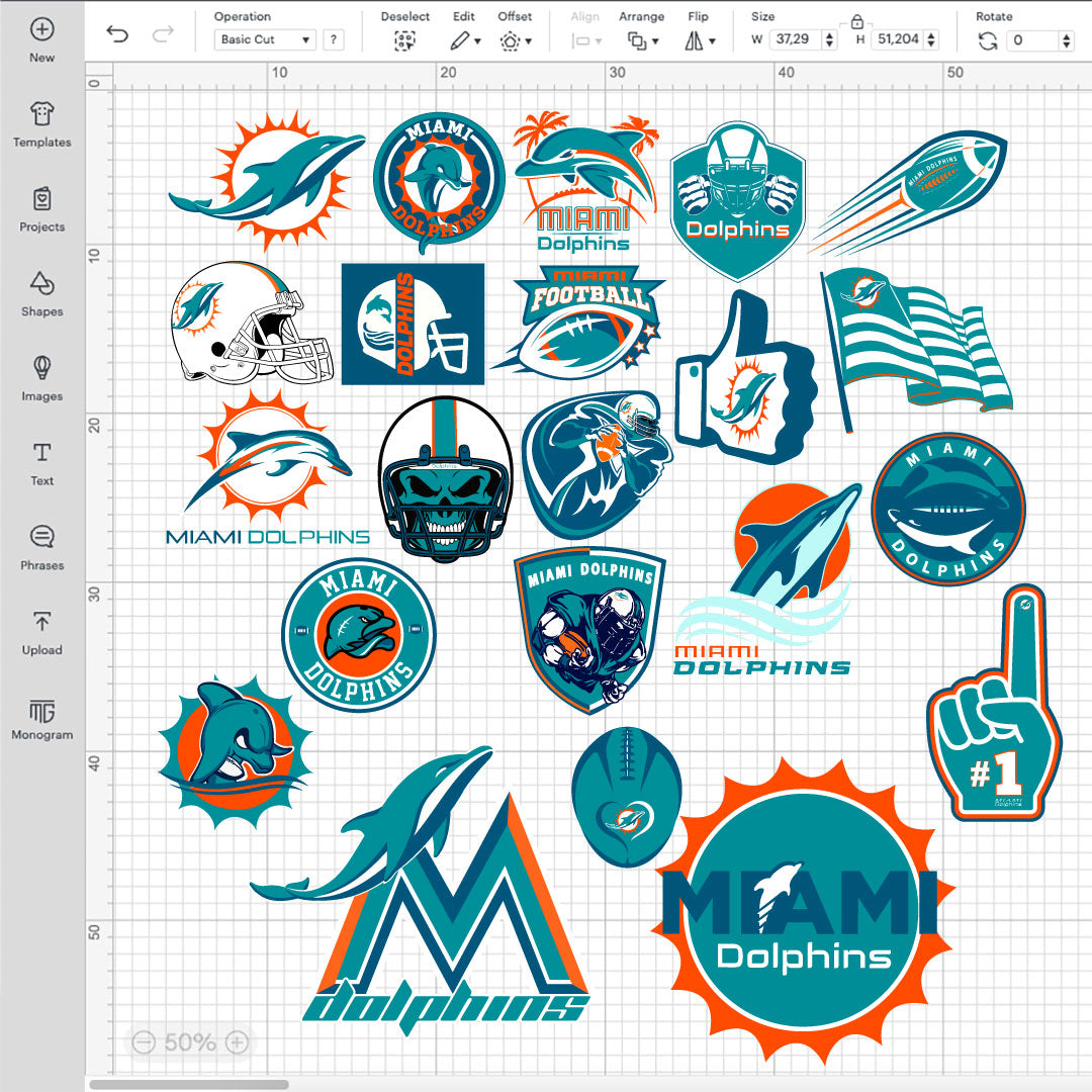 Miami Dolphins Logo SVG, Miami Dolphins PNG Logo Transparent, SVG Cut Files For Cricut / Silhouette