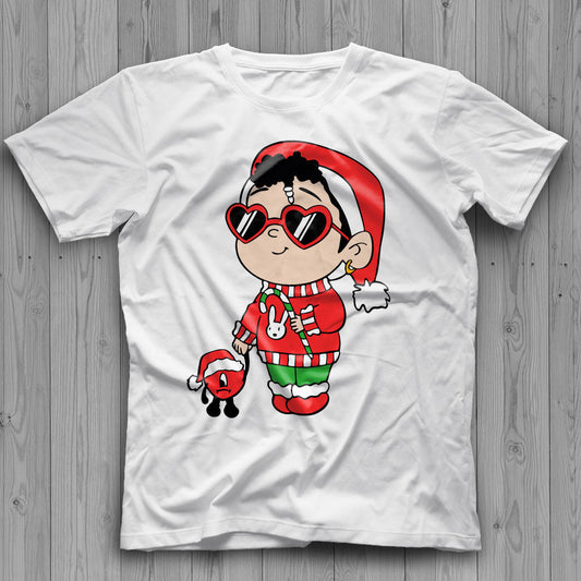 Bad Bunny Christmas SVG, Baby Benito Christmas SVG, Bad Bunny PNG, Bad Bunny Heart SVG, Bad Bunny Cricut Design