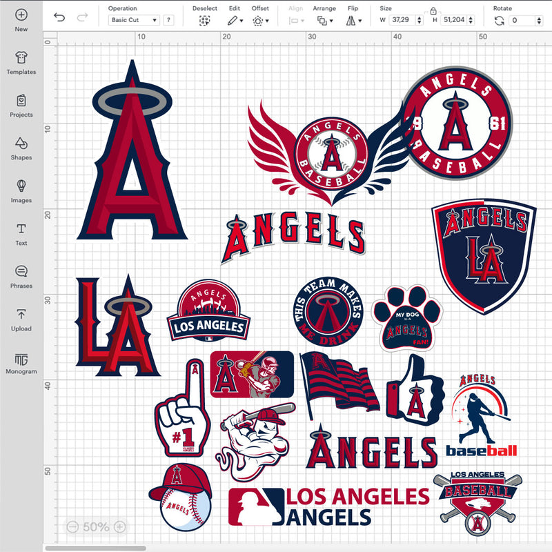 Los Angeles Angels Logo SVG, LA Angels Logo PNG, LA Angels Emblem, Angels Logo Transparent