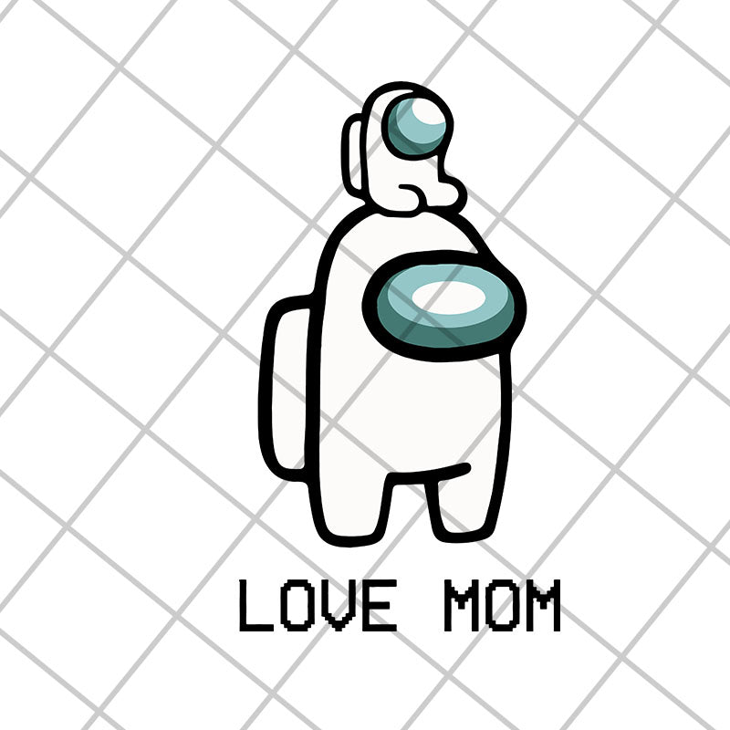Love mom svg, Mother's day svg, eps, png, dxf digital file MTD26042122