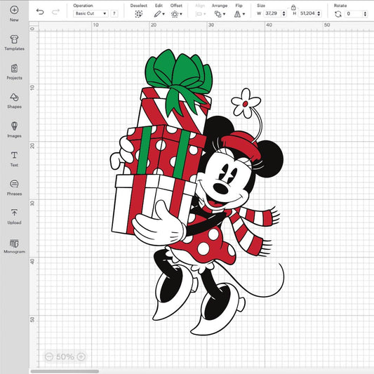 Minnie Mouse Christmas Svg, Minnie Mouse Svg