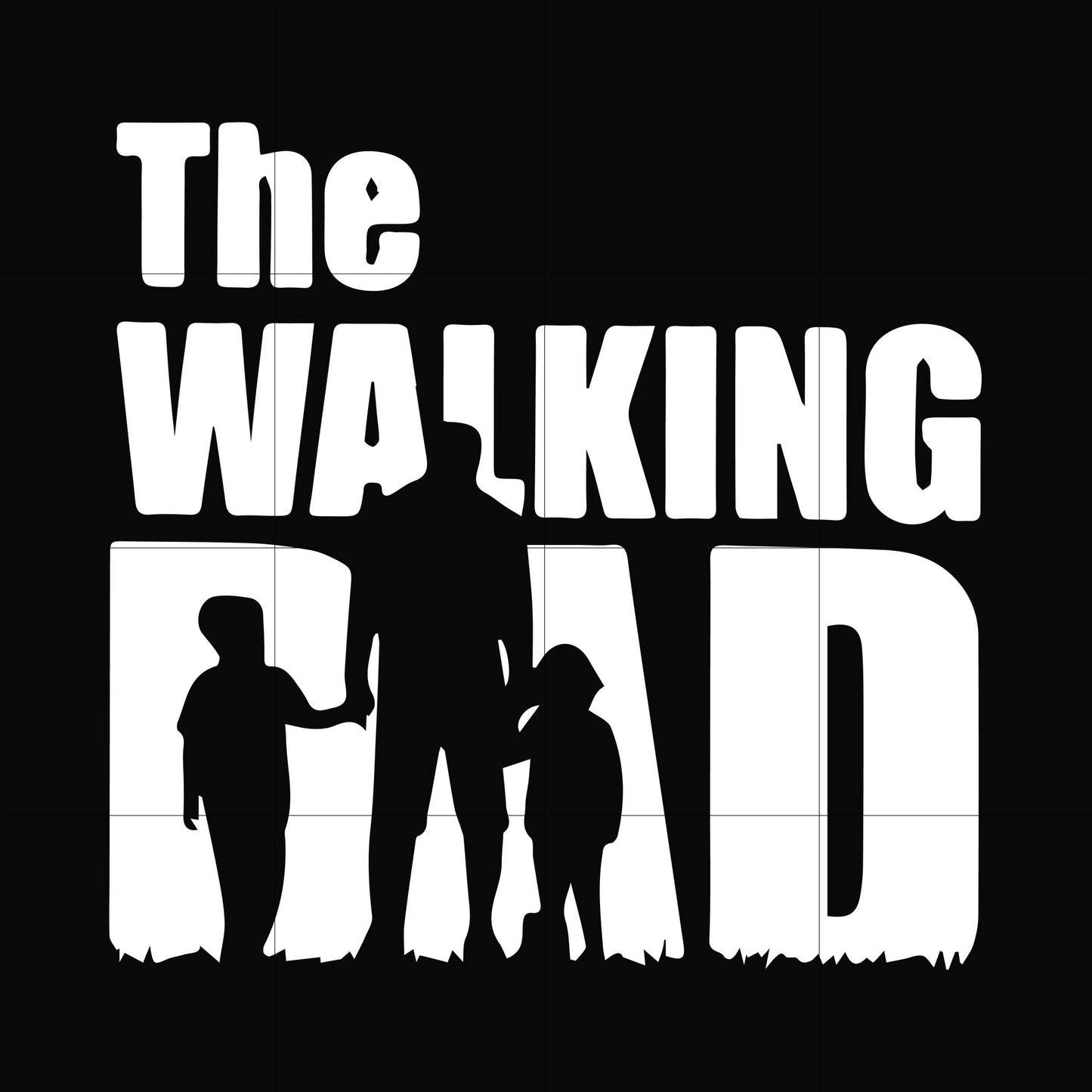 the walking dad svg, png, dxf, eps, digital file FTD68