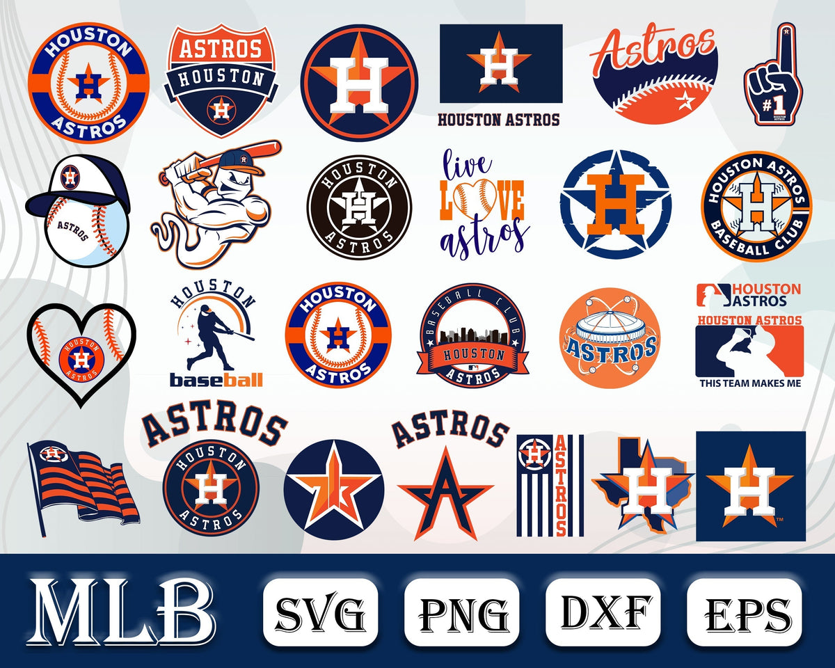 Houston Astros Bundle SVG, Houston Astros SVG, MLB SVG.