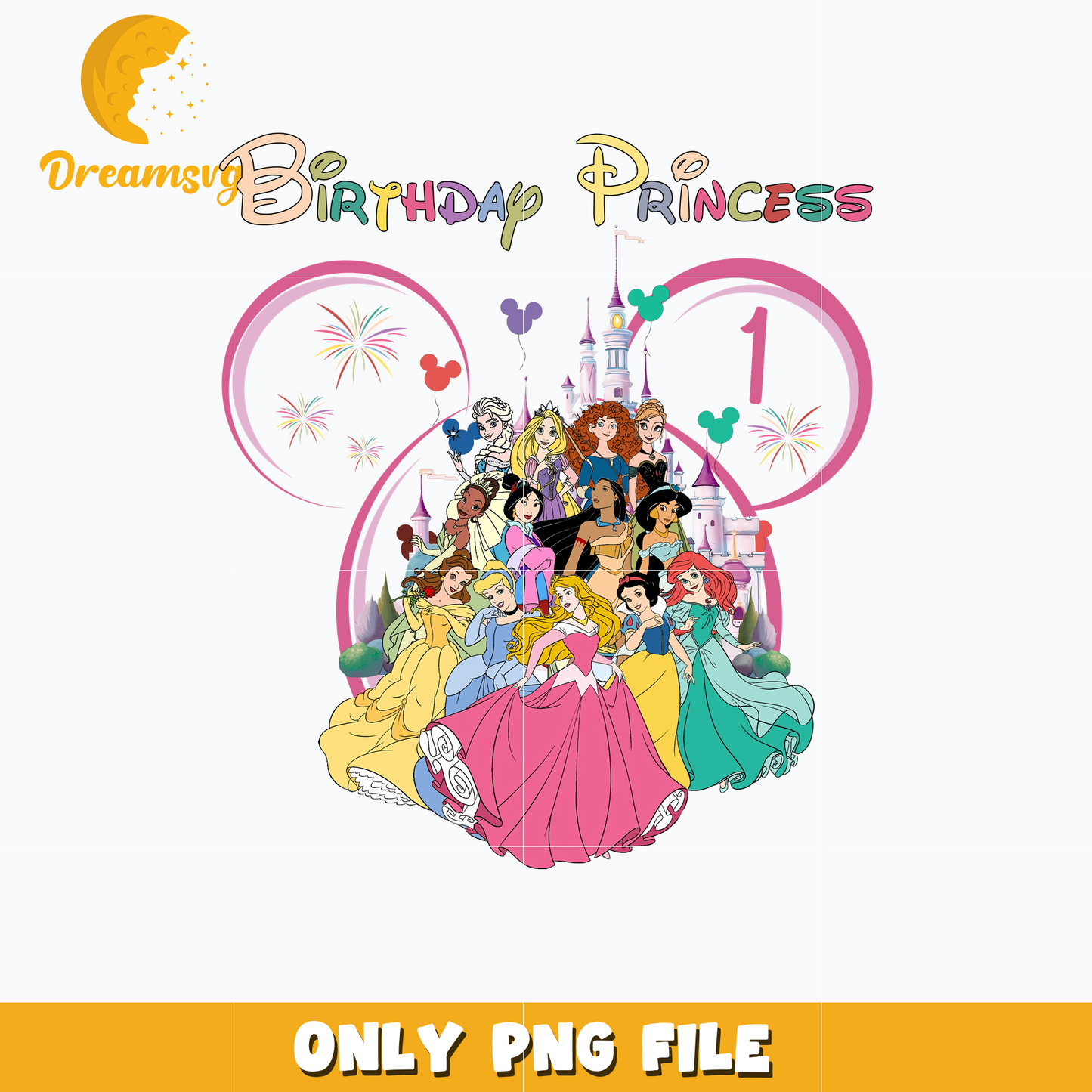 Disney mickey birthday princess png
