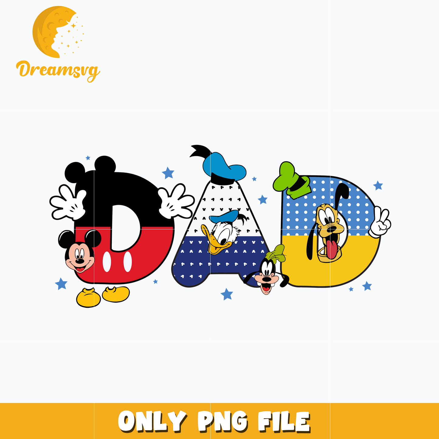 Mickey mouse disney dad png