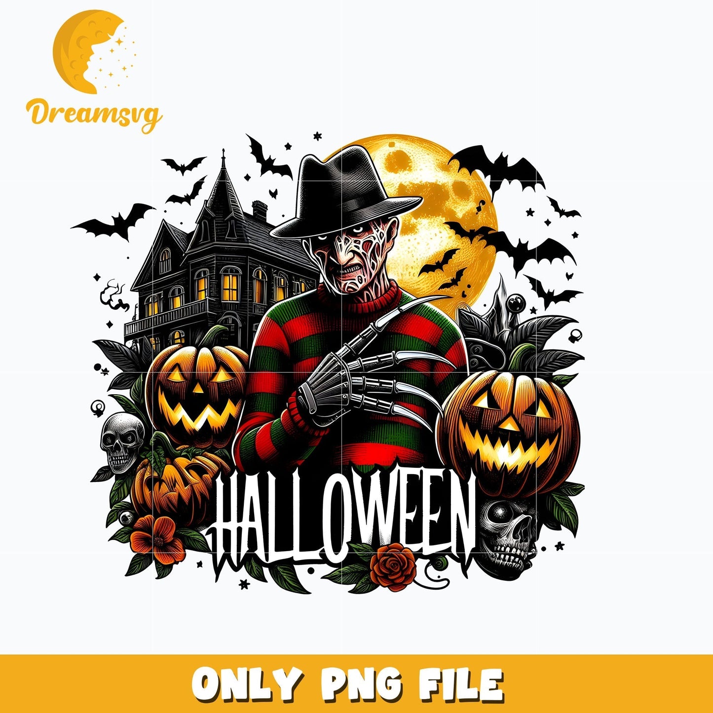 Freddy Krueger Halloween Png, Halloween png