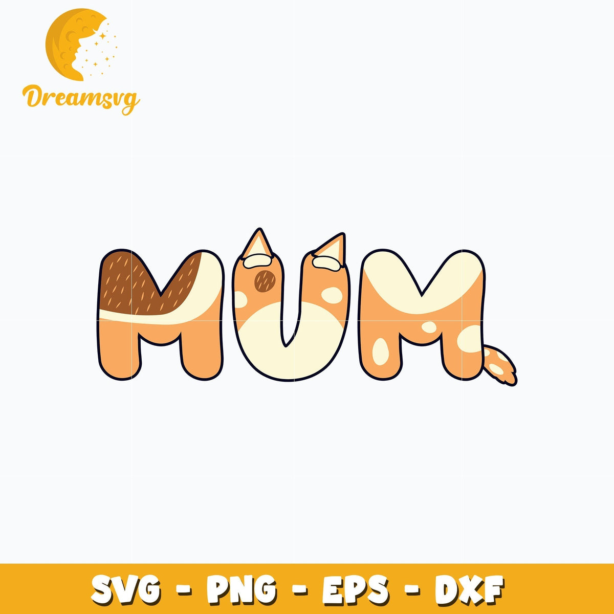 Chilli mom bluey svg