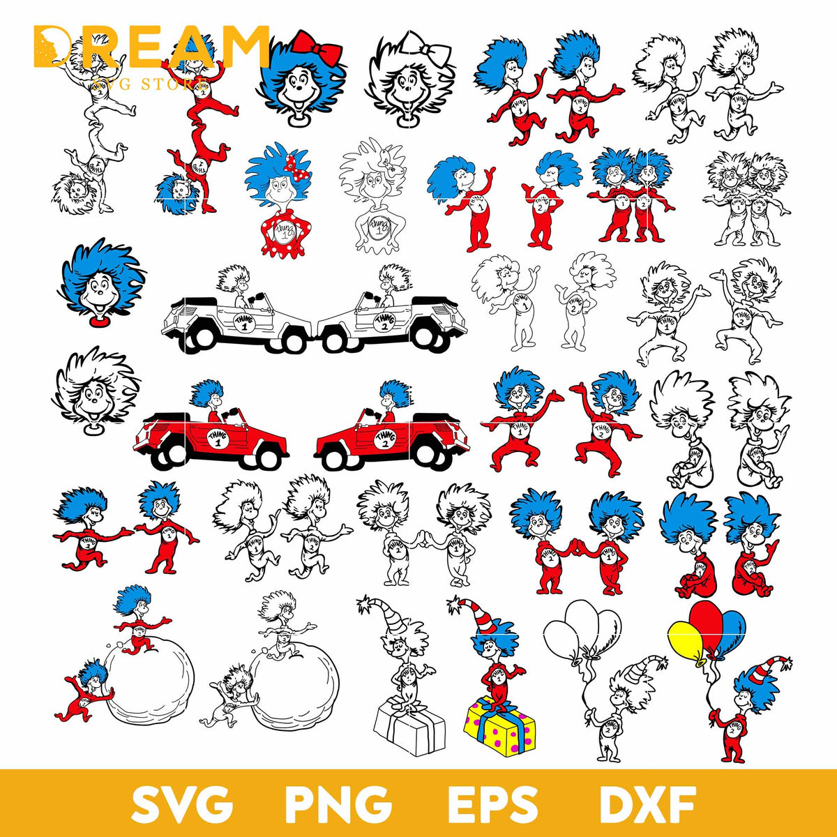 Dr seuss bundle svg, dr seuss svg, dr seuss quotes svg, png, dxf, eps digital file DR21022121