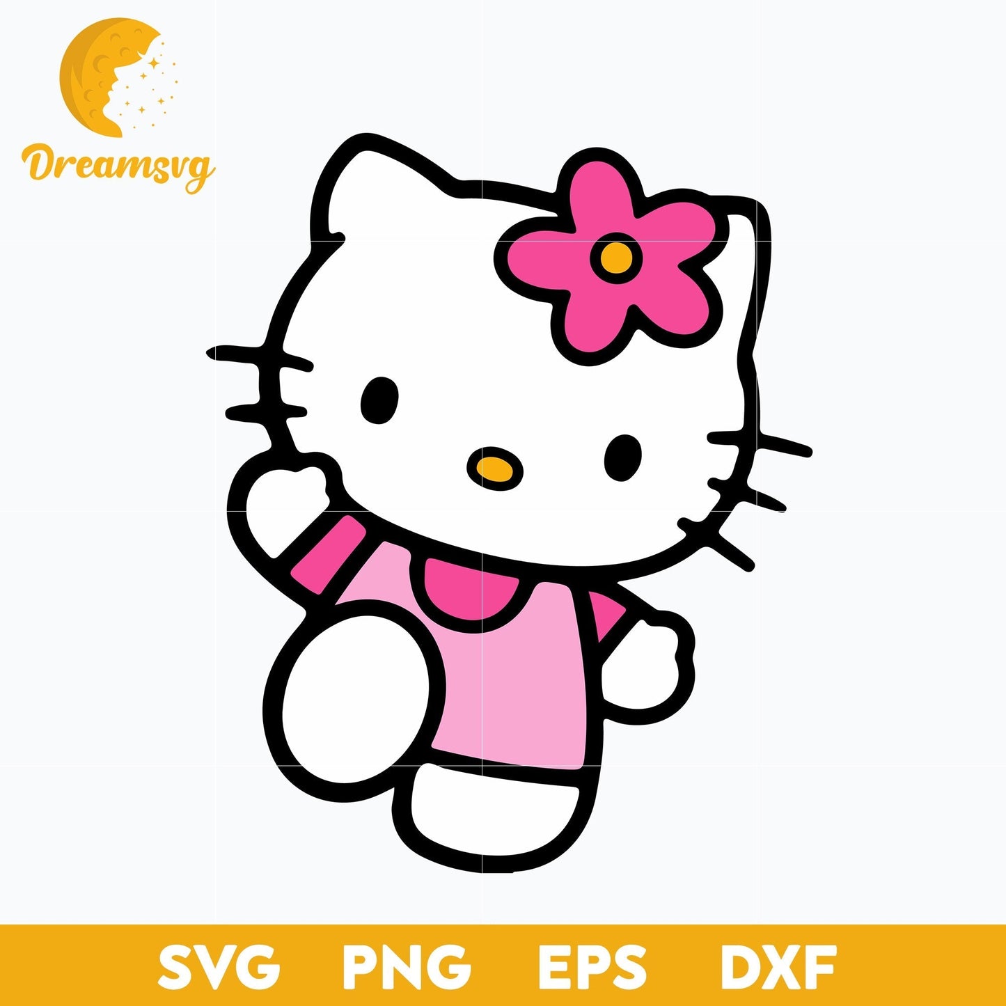 Hello Kitty Svg, Hello kitty characters, Hello Kitty cartoon svg, Cartoon svg, png, dxf, eps digital file