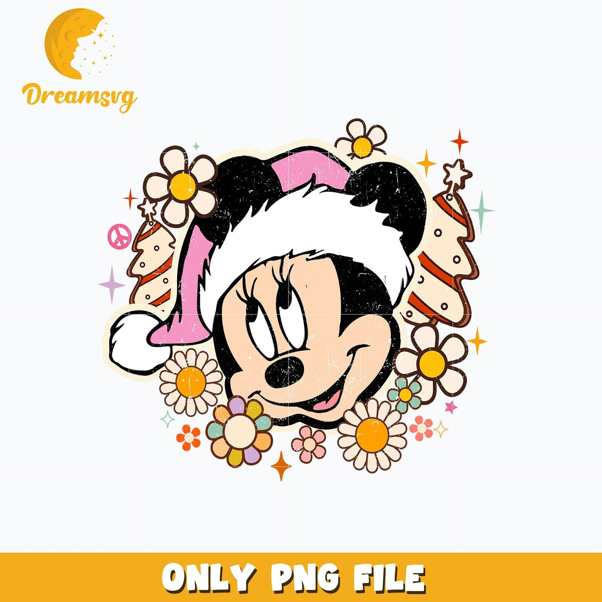 Minnie pink chrismas png