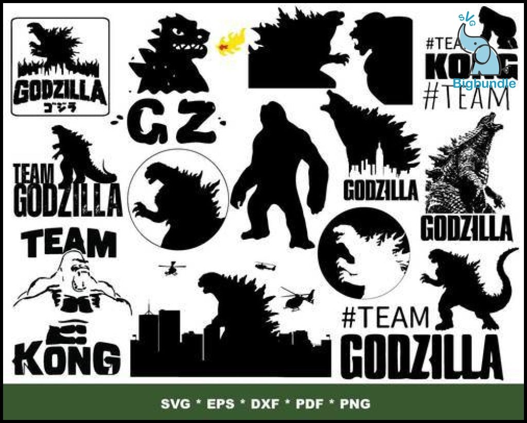 250+ Team Godzilla SVG Bundle 3.0