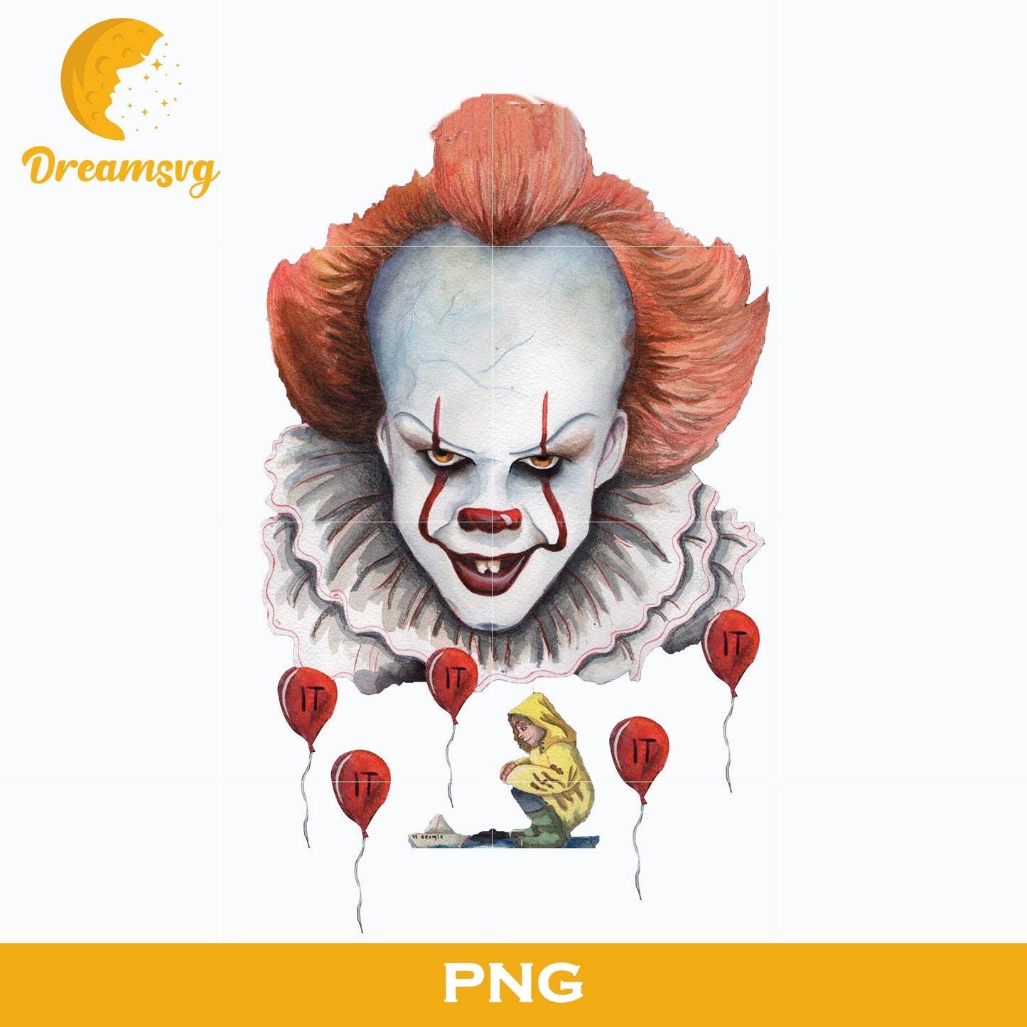 Pennywise Clown PNG, Pennywise Clown Halloween, It Png, Scary Halloween, Horror Characters, Halloween svg, png digital file.