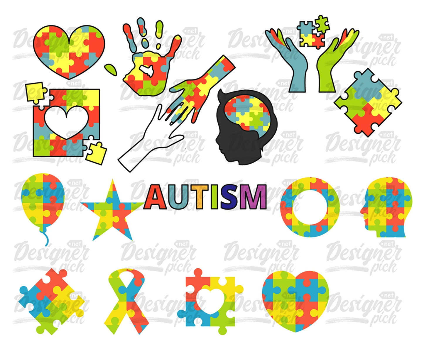 Autism Svg Bundle - Digital download