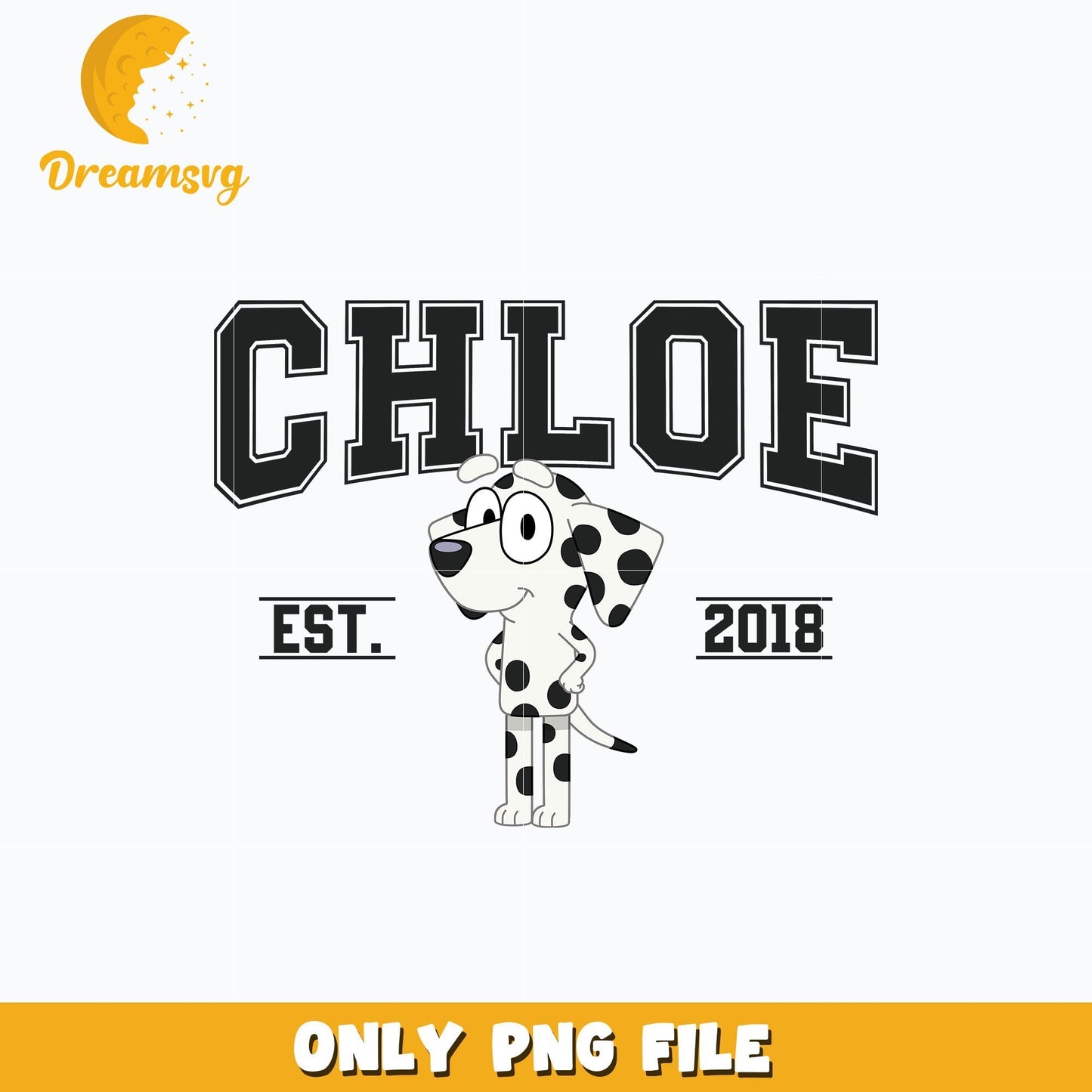 Bluey chloe est 2018 cartoon png