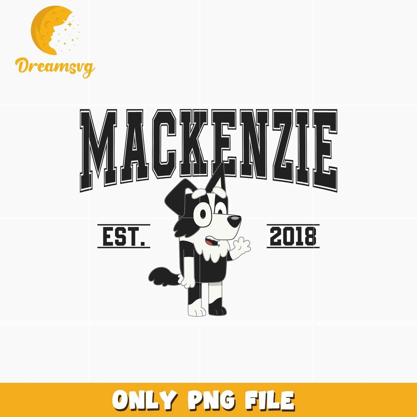 Mackenzie est 2018 bluey png