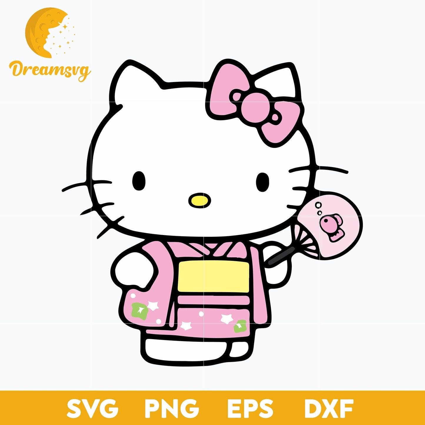 Hello Kitty Svg, Hello kitty characters, Hello Kitty cartoon svg, Cartoon svg, png, dxf, eps digital file
