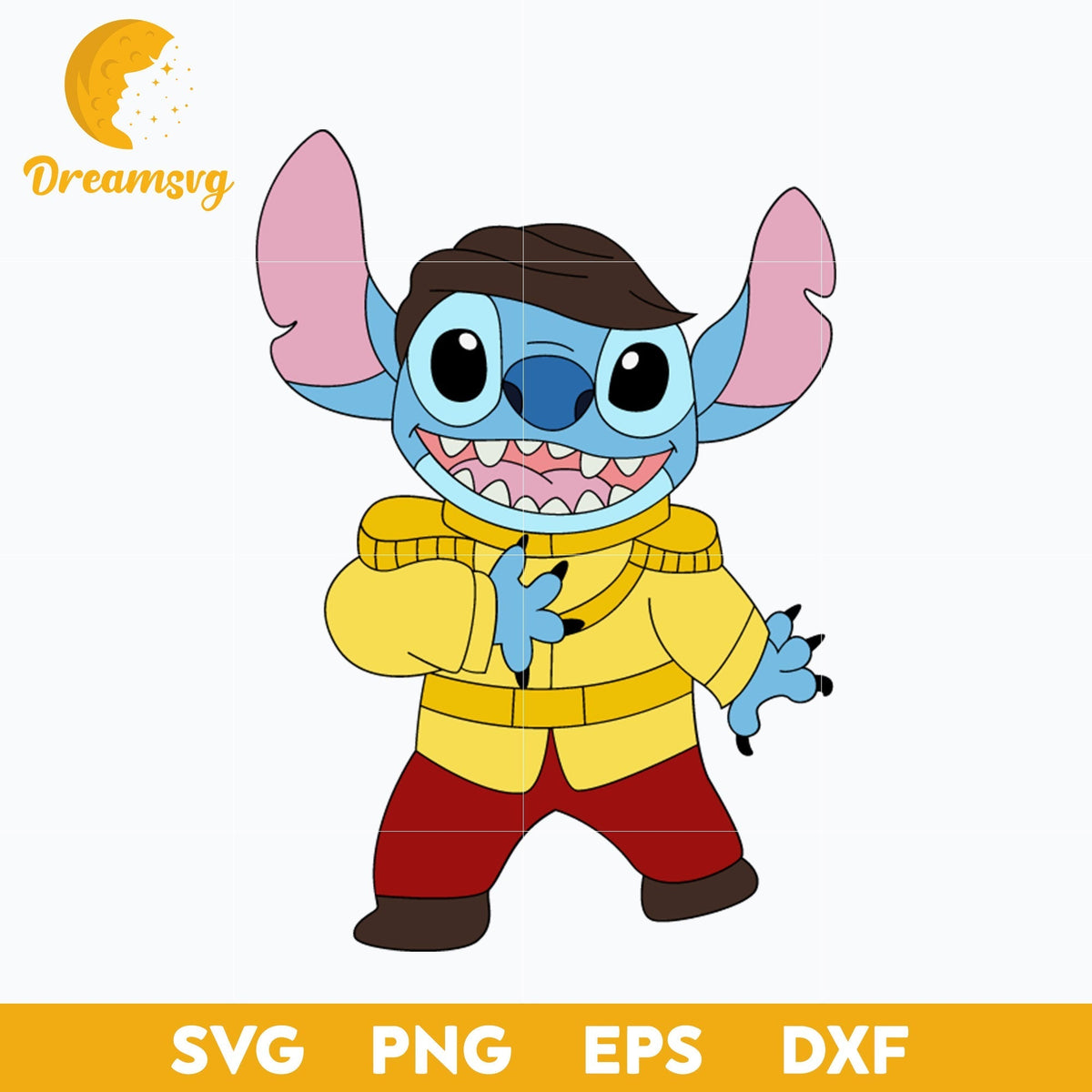 Stitch Marshal SVG, Stitch Halloween SVG, Halloween SVG, PNG, DXF, EPS Digital File.