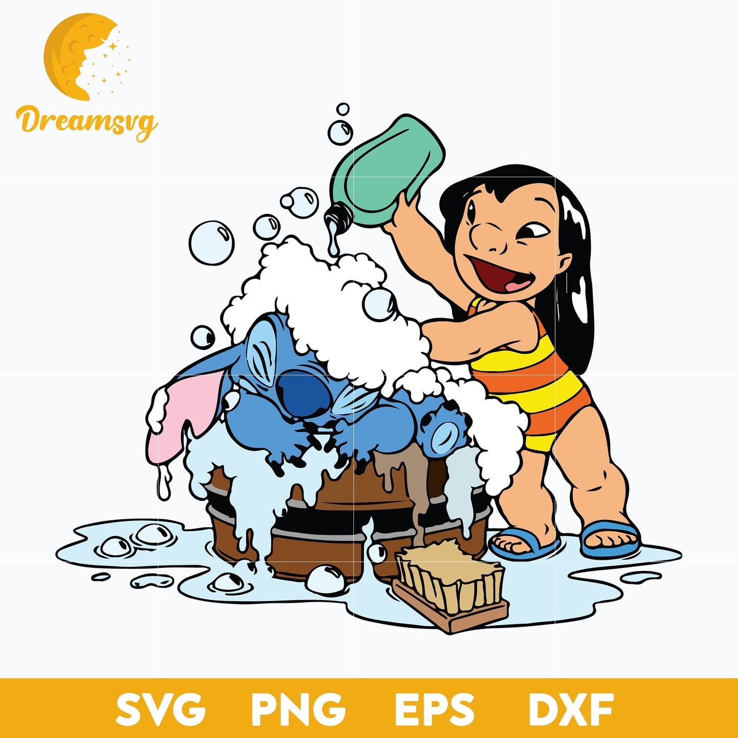 Lilo and Stitch SVG, Stitch Cartoon SVG, PNG, DXF, EPS Digital File ST002458