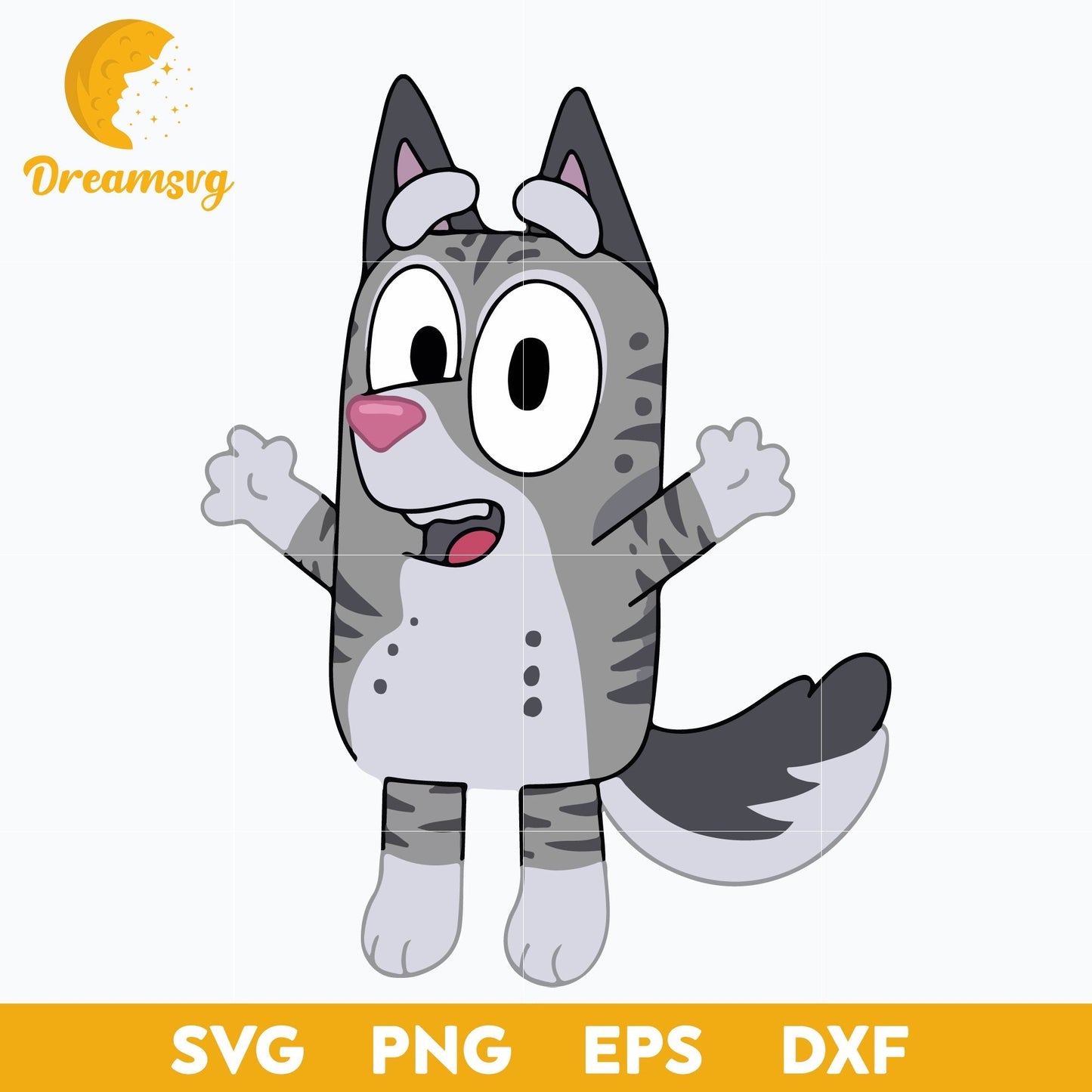 Bluey Svg, Bluey character svg, Bluey Cartoon svg, Bluey dog cartoon Svg,cartoon svg, png, dxf, eps digital file.