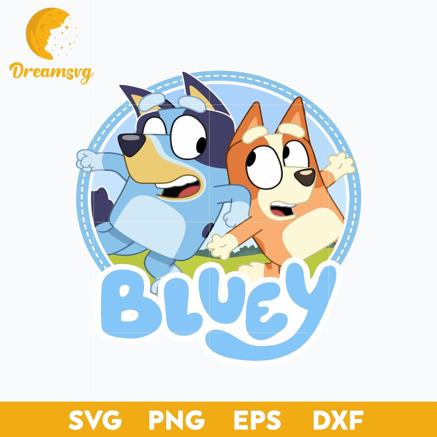 Bluey Svg, Bingo svg, Bluey Cartoon svg, Bluey character Svg, Bluey svg, cartoon svg, png, dxf, eps digital file.