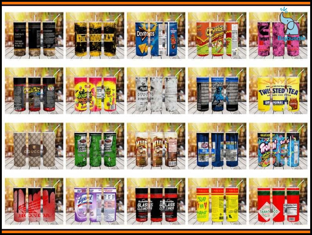 6000+ Huge Tumbler Bundle, Sublimation Tumbler bundle, 20oz skinny Tumbler Bundle
