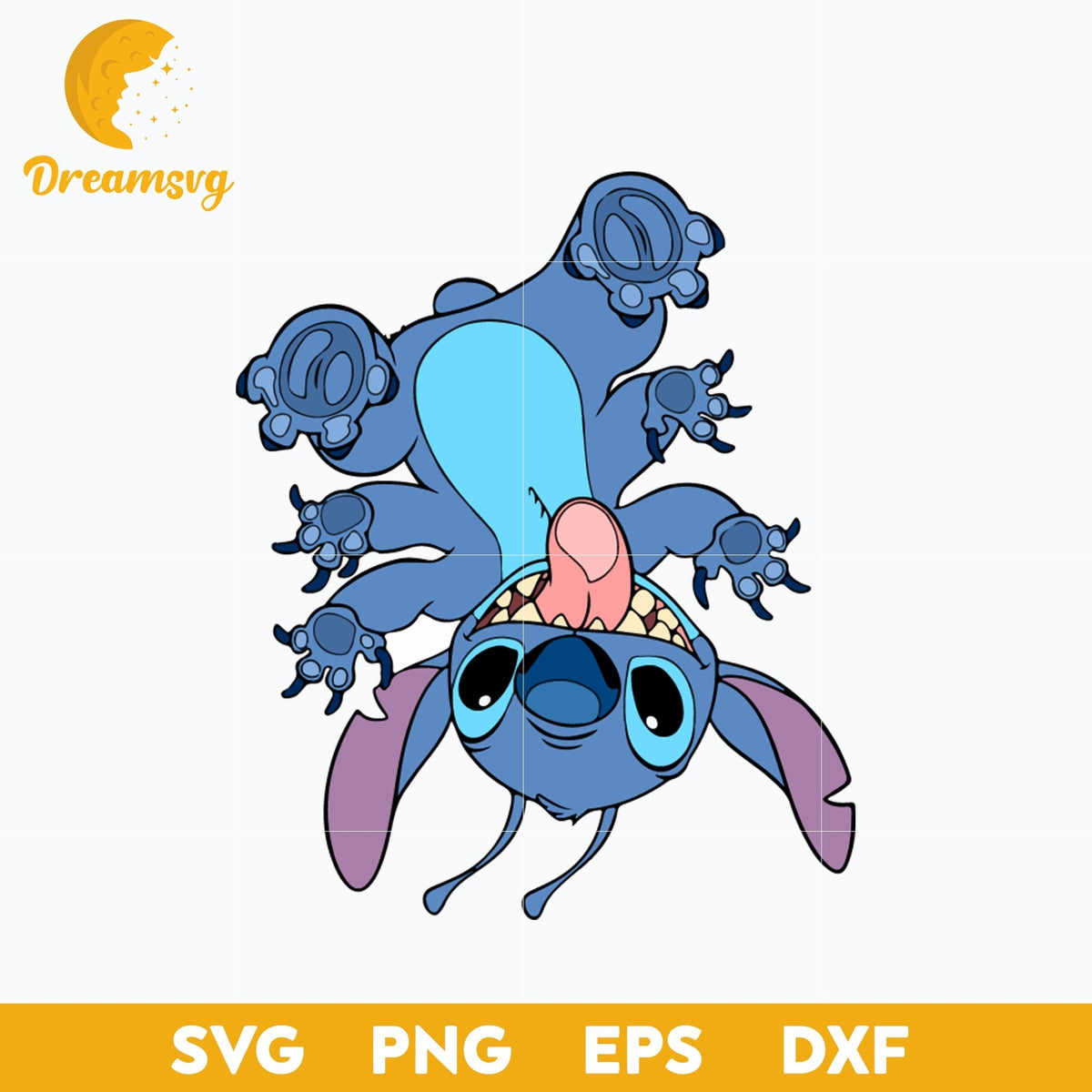Stitch Svg, Cartoon Stitch Svg, Cartoon Svg, Png, Dxf, Eps Digital File ST002504