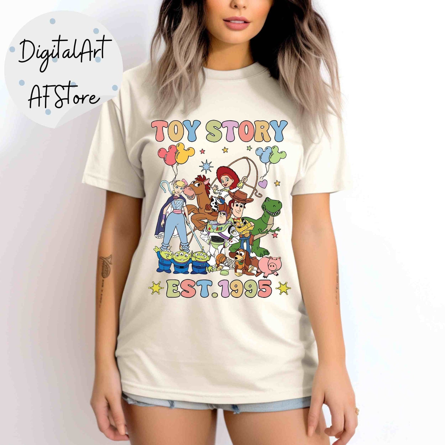 Toy story character png bundle, digital download