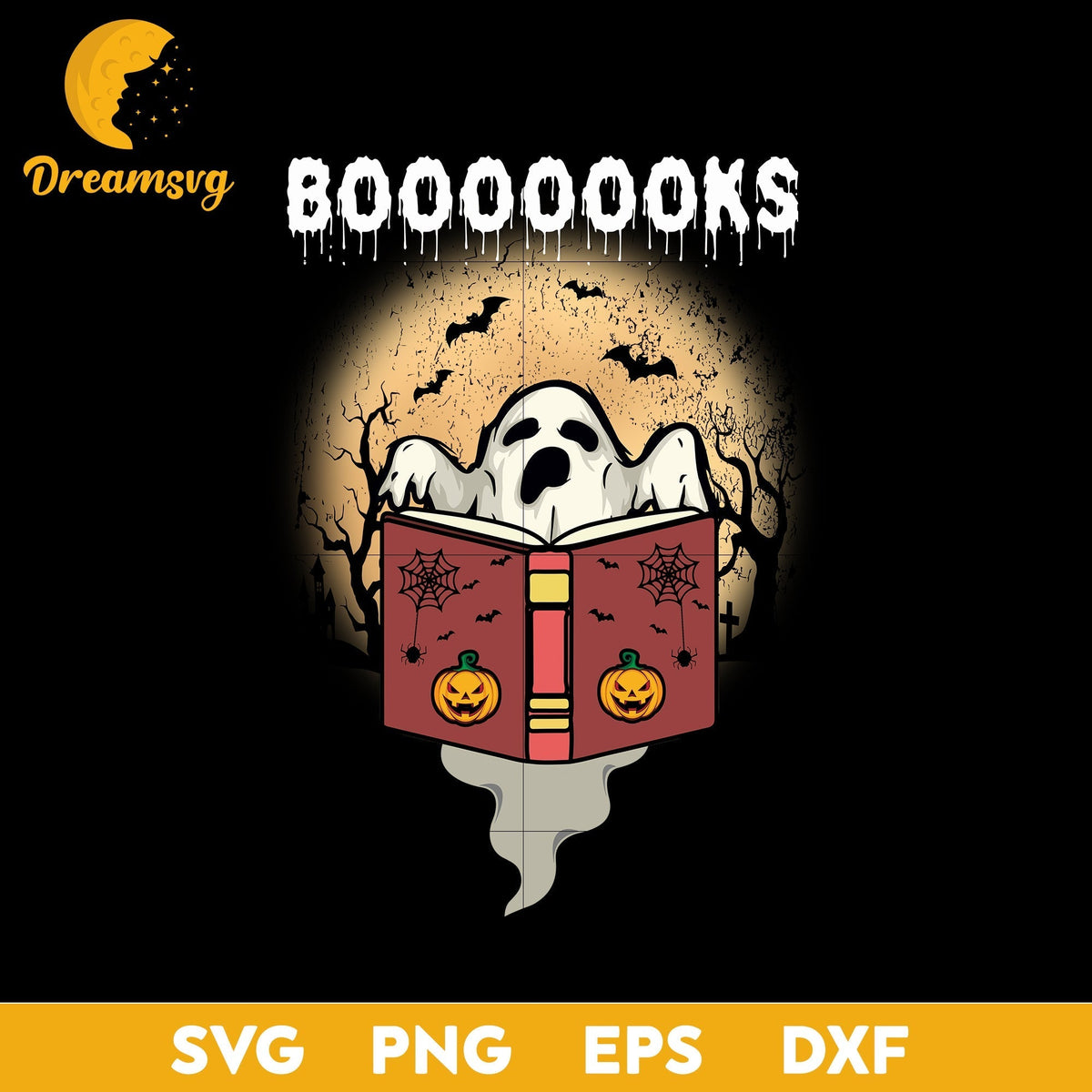 Booooooks svg, Halloween svg, png, dxf, eps digital file.