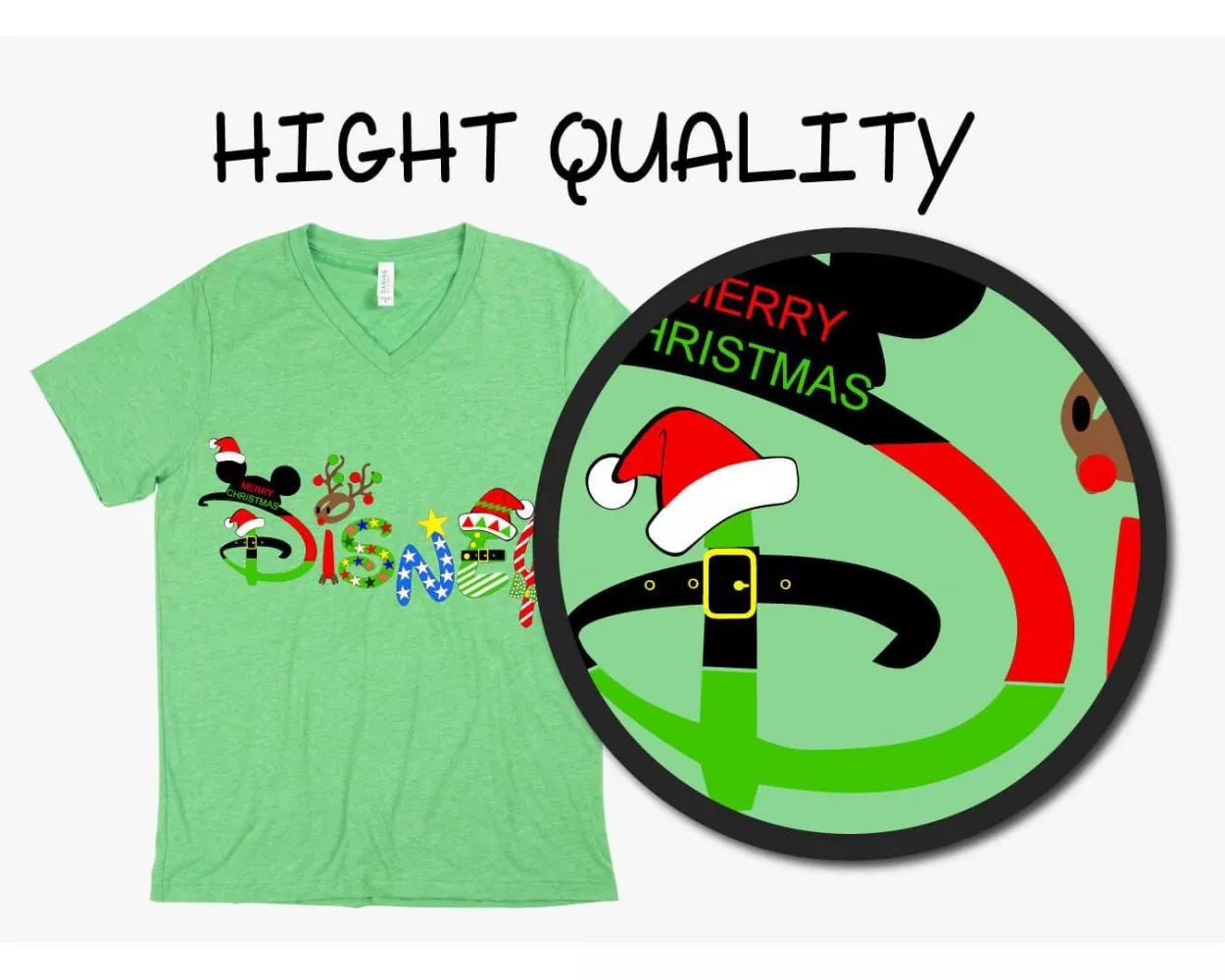 Mickey Christmas SVG Bundle, Christmas Mickey Clipart Set, Disney Merry Christmas SVG for Cricut, Silhouette Vector Cut Files