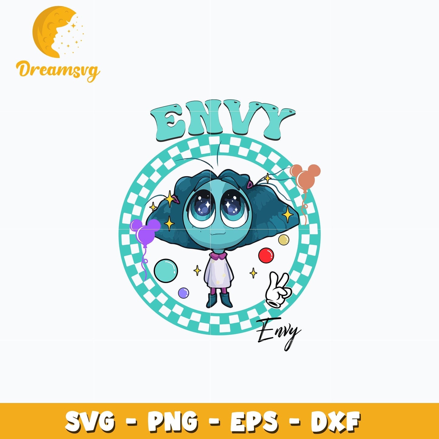 Envy name design svg, inside out svg