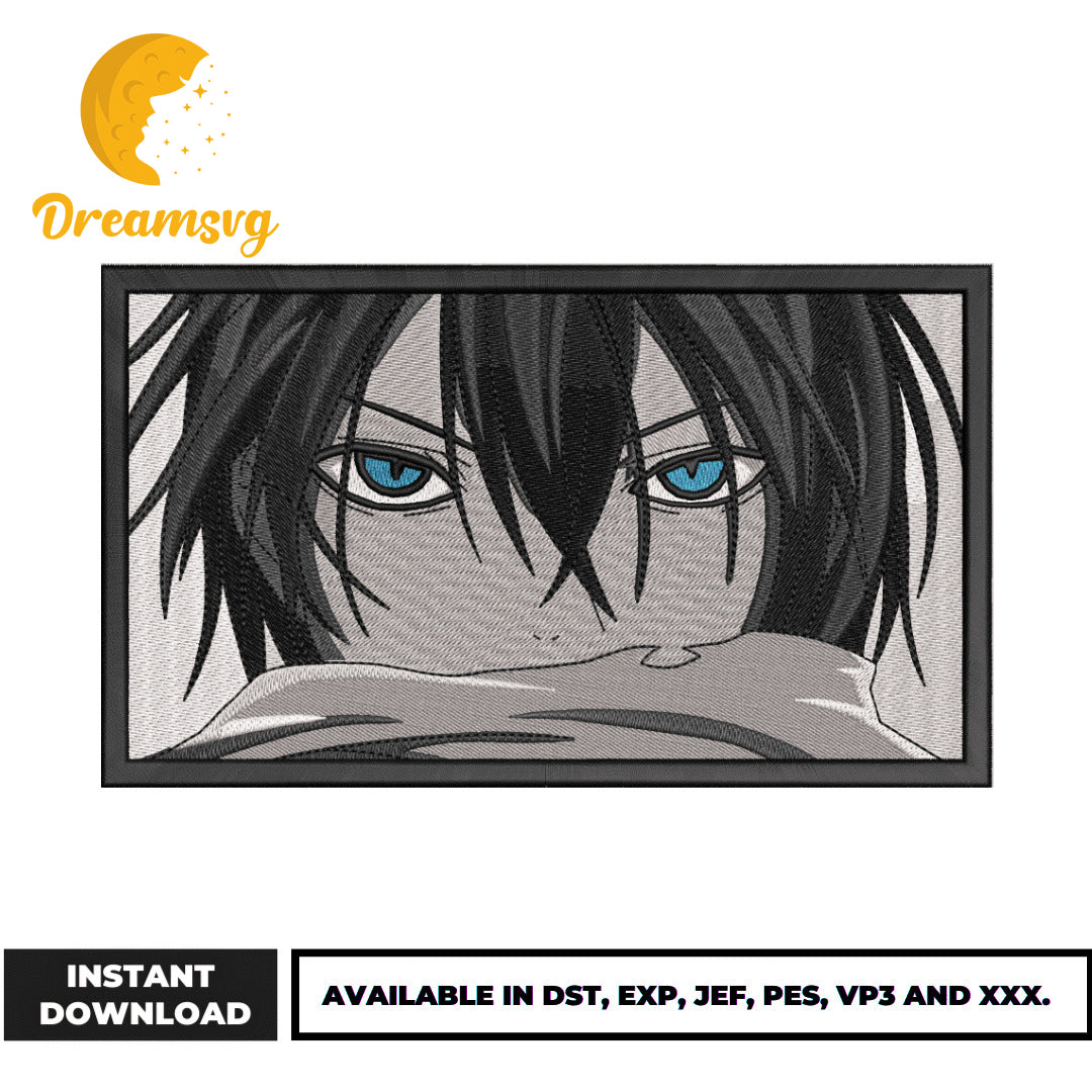 Yato eyes embroidery design