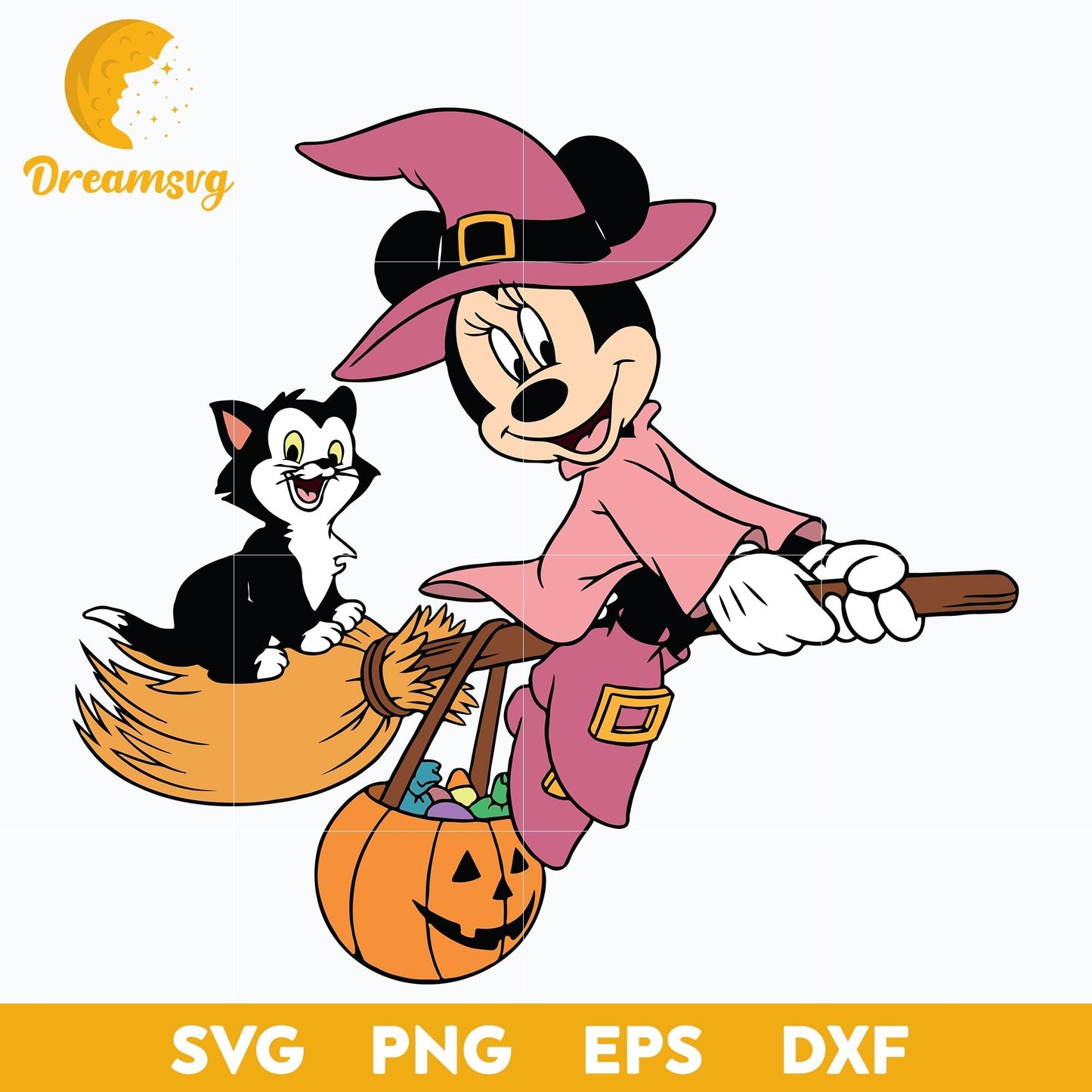 Minnie Mouse Halloween Svg, Minnie Halloween Svg, Minnie Svg, Halloween Svg, png, dxf, eps digital file.