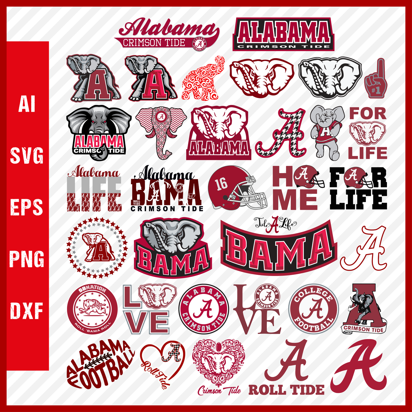 Alabama Crimson Tide Logo Svg, Crimson Tide Logo Png, Crimson Tide Logo Transparent