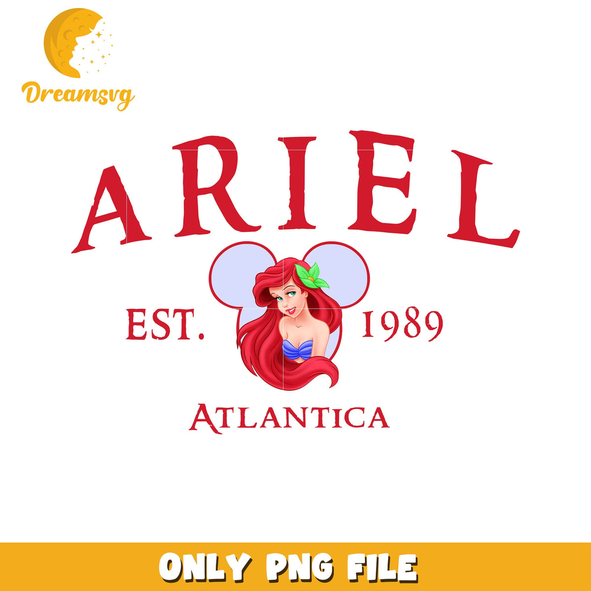 Ariel Disney PNG 1989 Atlantica