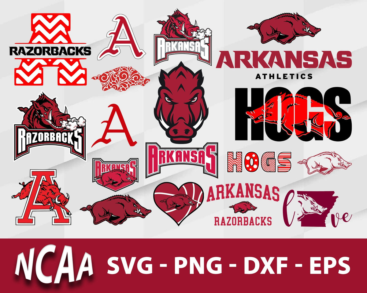 Arkansas Razorbacks Svg Bundle, Arkansas Razorbacks Svg, Sport Svg, Ncaa Svg, Png, Dxf, Eps Digital file.