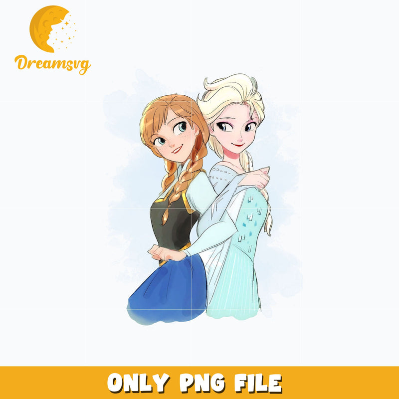 Elsa and Anna disney princess png