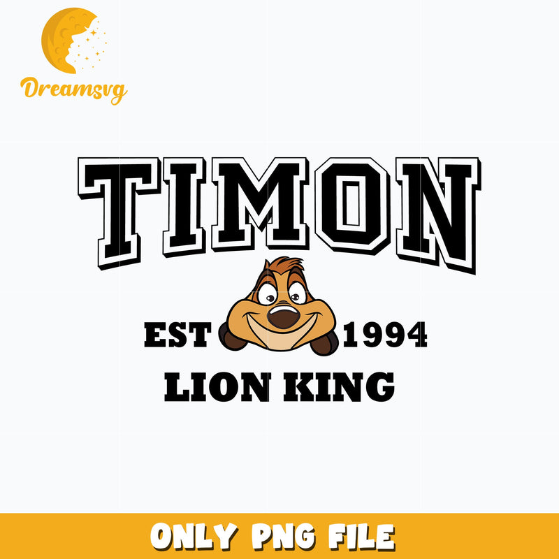 Timon est 1994 lion king png