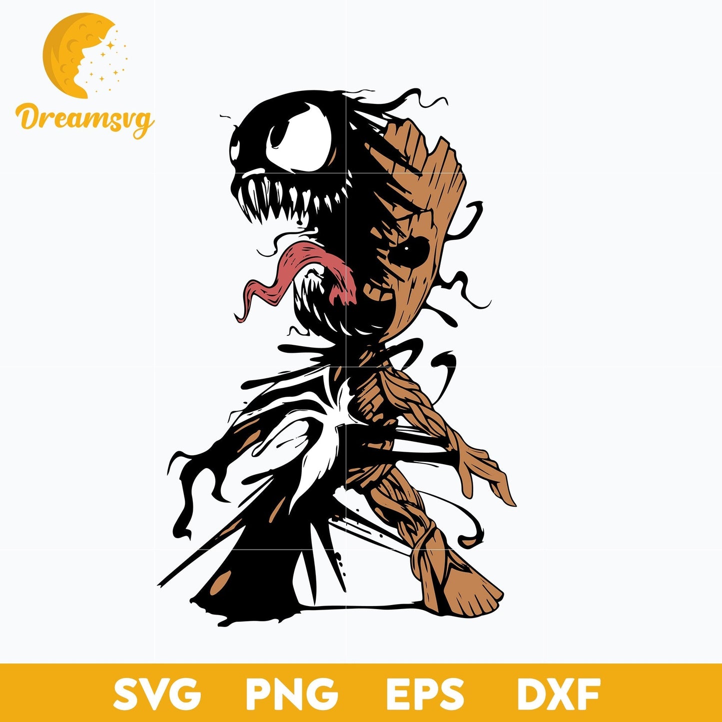 Baby Groot Venom Halloween svg, Halloween svg, png, dxf, eps digital file.
