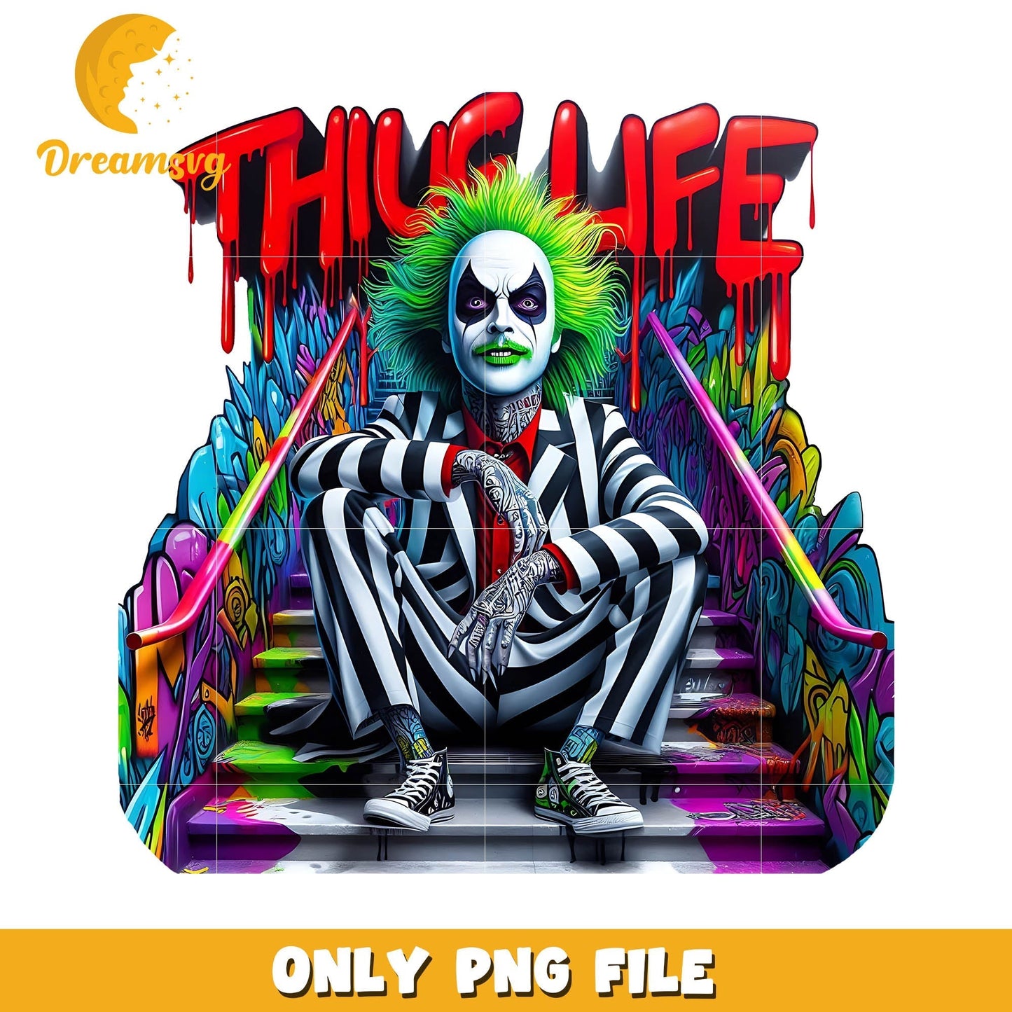 Beetlejuice thug life png, Beetlejuice halloween movies png