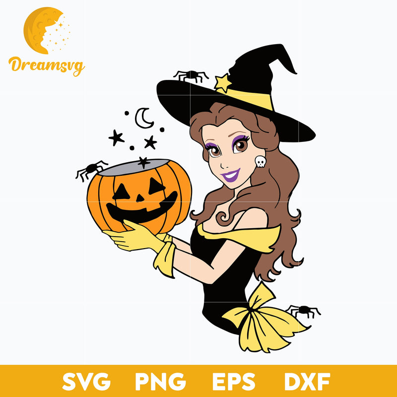 Belle Beauty and the Beast Halloween svg, Halloween svg, png, dxf, eps digital file.