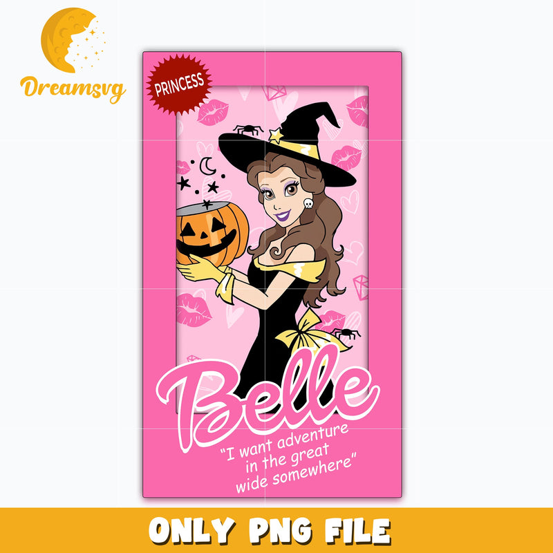 Belle halloween png, Halloween png, Digital download.
