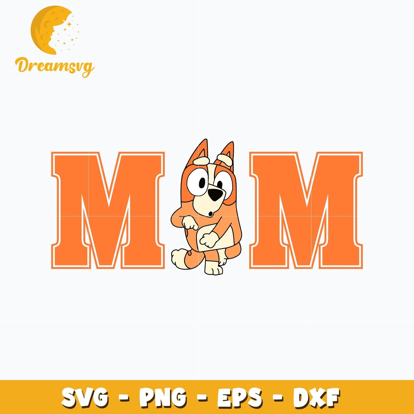 Bingo mom bluey cartoon svg